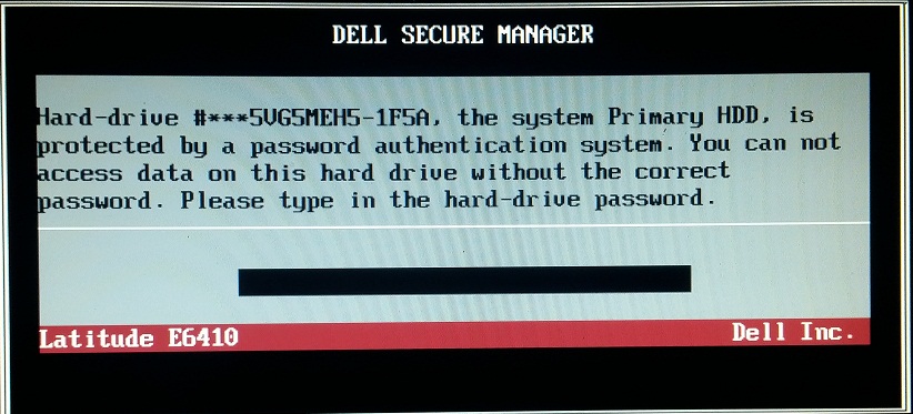 Dell precision 1f5a hdd password